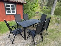 Trädgårdsmöbler, matgrupp Hillerstorp