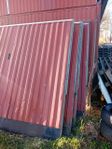 9 st beg garageportar till vind / väderskydd för djur