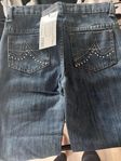 Barnjeans bootcut ställbar resår i flera olika storlekar 