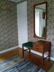 Retro hallmöbel med spegel av teak