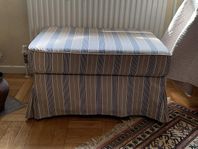 IKEA Ektorp fotpall m förvaring 