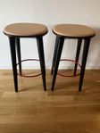 Design Barpall från Minus Tio ”Audrey” i äkta skinn