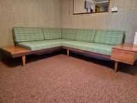 Retro bäddsoffa teakmöbel