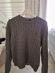 Ralph Lauren Kabelstickad Grå
