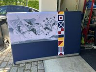 Sänggavel från Carpe Diem med segelbåtsmotiv