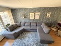 soffa med cozy corner och devan från Mio