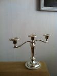 ljusstake silver- nysilver