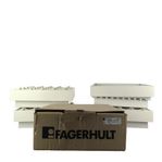 4 st Fagerhult plafonder / taklampor i fint skick. 