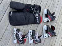 Hockeyskridskor och byxa