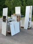 kök luckor från Ikea och stommar från Marbodal
