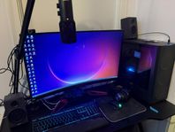 Komplett Datorpaket med Gaming-skärm & Pro Tillbehör – K