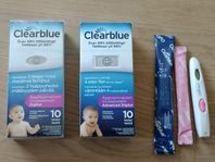 Clear blue 2 packs with extra