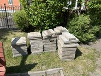 trädgårdsplattor 50-60st