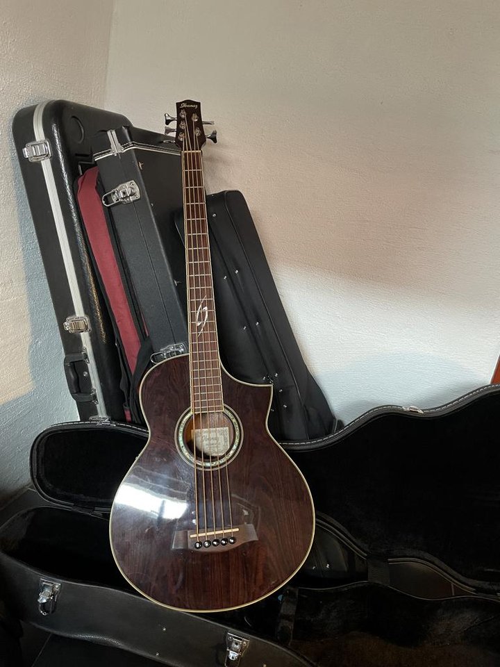 Ibanez 5-strängad akustisk bas