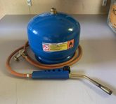 Gasolbrännare med munstycke