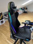 Gaming-stol från Deltaco med 256 olika RGB belysningar