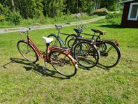 4 st äldre cyklar 