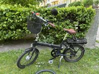 Hopfällbar elcykel
