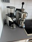 Melitta coffee grinder + Delonghi coffee machine complect