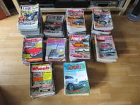 Samling bil-tidningar. Bilsport Classic. Colorod. Avhämtnin