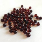 100% Äkta Baltisk Bärnsten 100st Cherry ca 8mm bärnsten