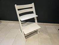 Stokke Tripp Trapp Vit Nyare Modell Barnstol
