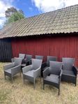 Utefåtölj konstrotting 10 st 