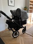 Bugaboo Donkey Duo i mycket fint skick + alla tillbehör