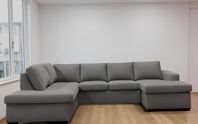 Nevada U Soffa i ljusgrå Från Mio