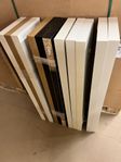 13   st vägghyllan 110x26  +2 st mindre 