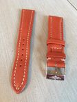 Original Breitling i ljust kalvskinn
