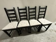 4 st köksstolar IKEA Nordviken + sittdyna 
