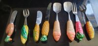 (9) rostfria gafflar  Japan 70-tal