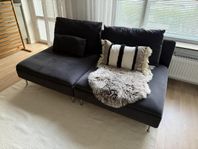 IKEA SÖDERHAMN soffa – 2 sektioner, mörkgrå klädsel