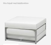 Xtra fotpall med bäddfunktion