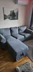 EKTORP 3sits soffa & Fotpall