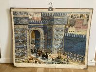 gammal skolplansch - Ishtars portar Babylon