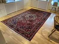 Stor äkta handknuten persisk matta 338x210 cm