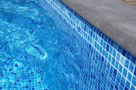 Oanvänd Liner från Folkpool Mosaik Blå Protect+ (4x8 m)