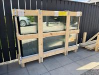Glaskassetter uterum 8st 1509x973mm - Willab Garden
