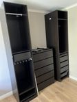 pax garderob IKEA & malm byrå
