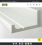 2 st tavellister IKEA Nödlanda 115 cm