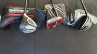 Taylormade putter, spoon och hybrid