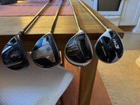 Fairway klubbor Titleist, Taylormade - vänster