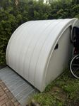 Eldrivet permobil/Cykel garage
