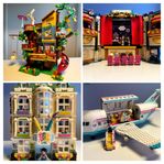Uppbyggda Lego-modeller (inkl manualer)