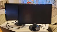 BenQ 24" 2 skärmar