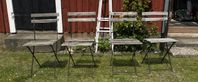 Trädgårdsstolar, fyra stycken