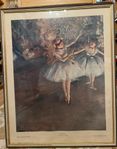 äldre edgar degas poster / tavla ballerina