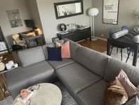 Soffa, vitrinskåp, tv-bänk- skänk-högskåp/underskåp ba